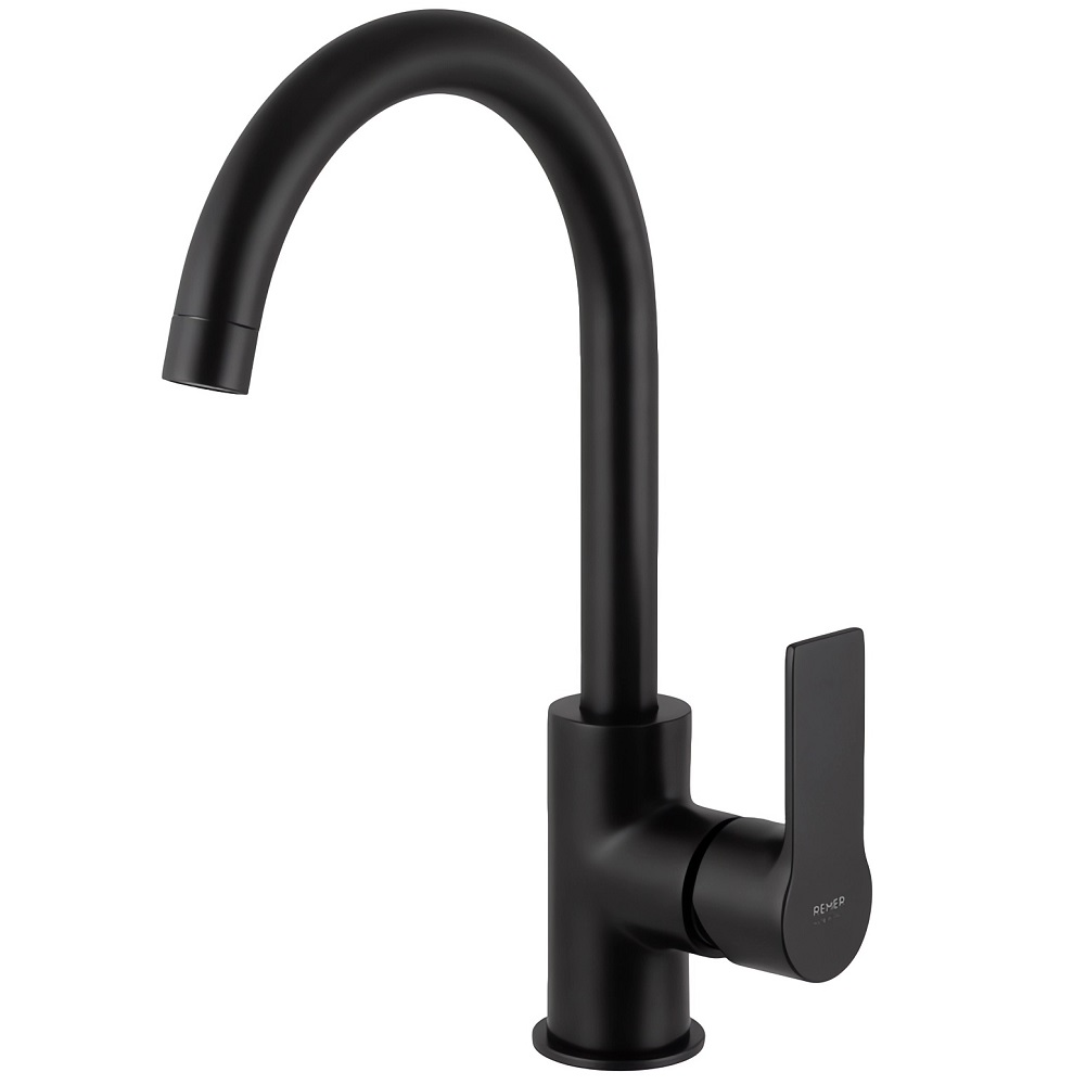 Смеситель для раковины Remer Energy Matt Black EY72NO (черный матовый)