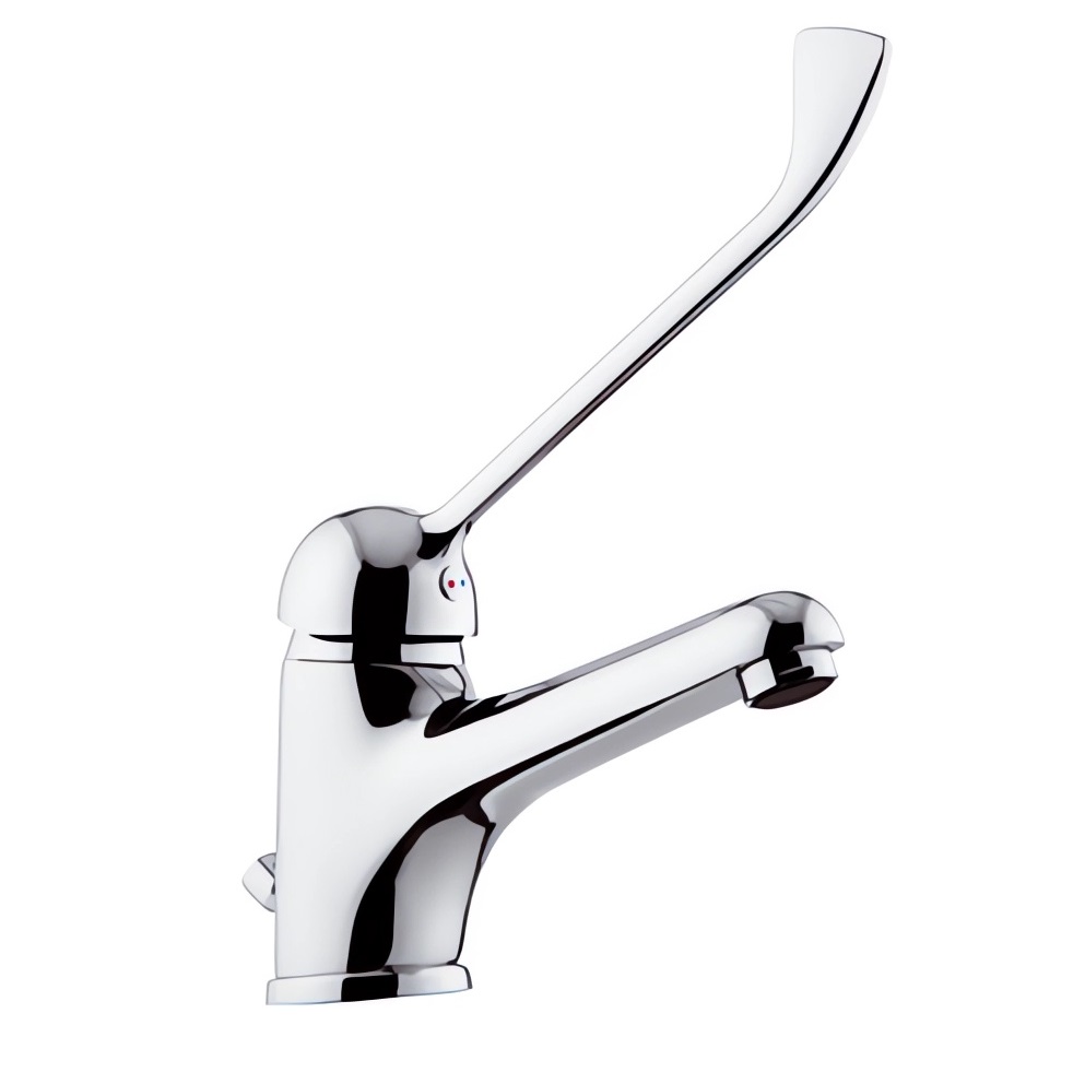 Смеситель для раковины Remer Kiss K14L (хром), локтевой, медицинский
