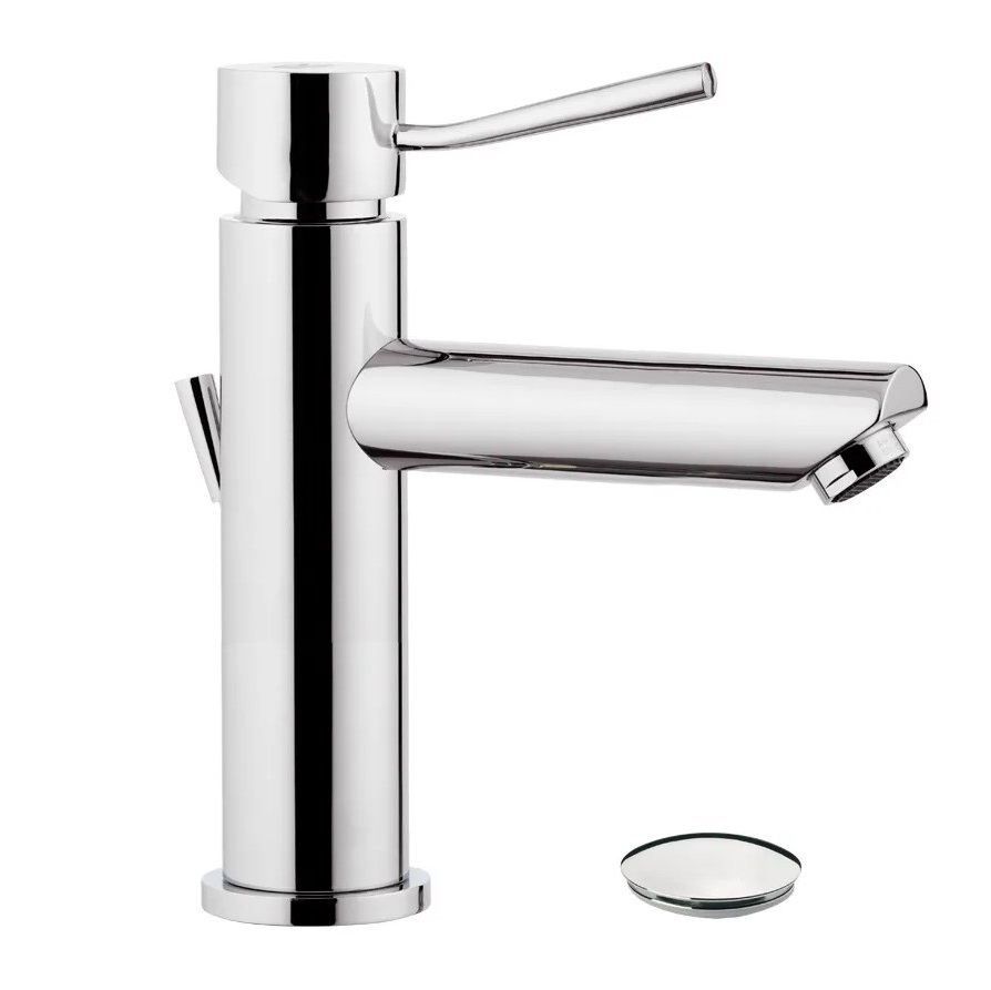 Смеситель для раковины Remer Minimal N10A (хром), с донным клапаном