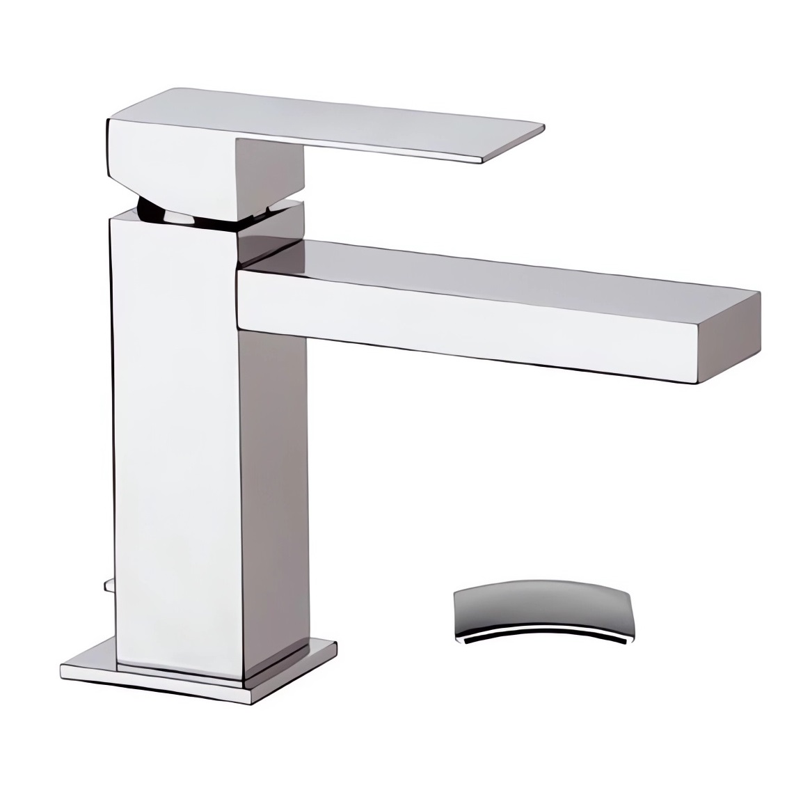 Смеситель для раковины Remer Q-Design QD10 (хром), с донным клапаном