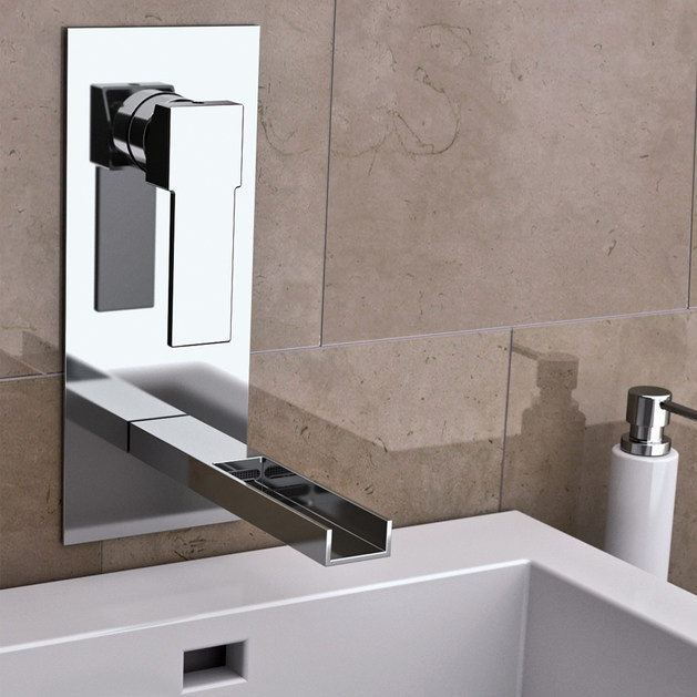 Смеситель для раковины Remer Qubika Cascata QC14 (хром)