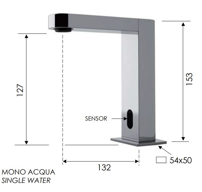Смеситель для раковины Remer Tempor & Sensor SE16 (хром)