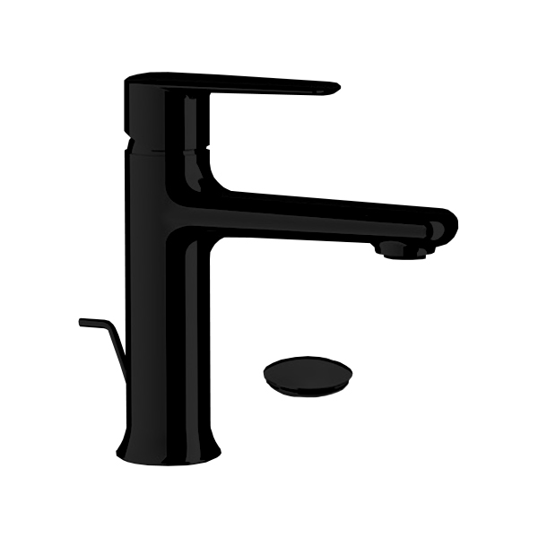 Смеситель для раковины Remer Vanity Matt Black V10NO (черный матовый)