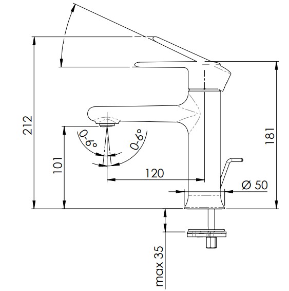 Смеситель для раковины Remer Vanity V10 (хром)