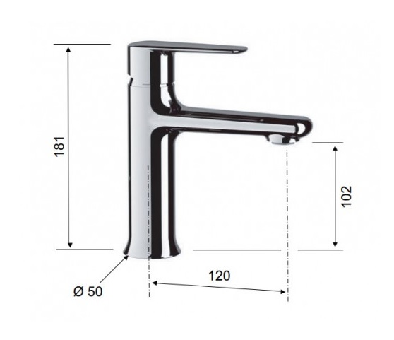 Смеситель для раковины Remer Vanity V11 (хром)