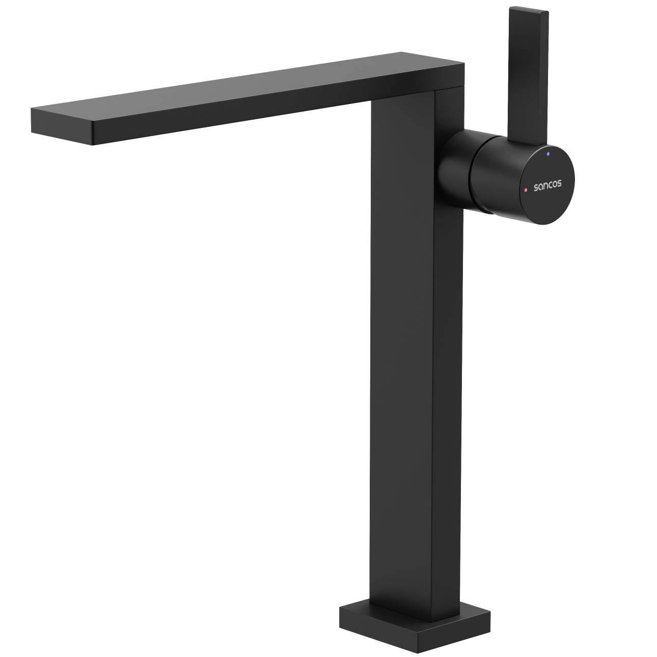 Смеситель для раковины Sancos Линн (Linn) SC9020MB (черный матовый), без донного клапана