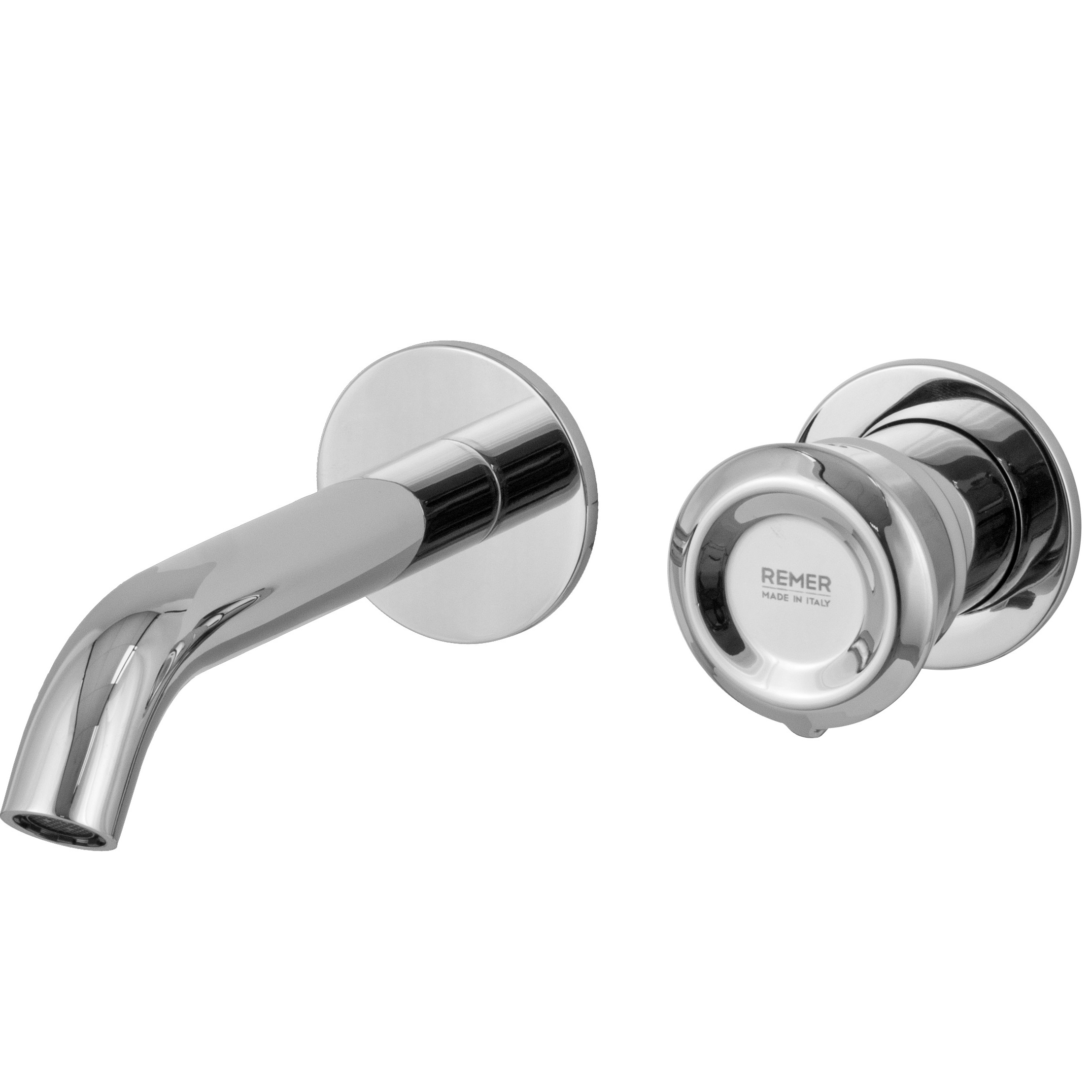 Смеситель для раковины скрытого монтажа Remer Element ET15P (хром), с изливом