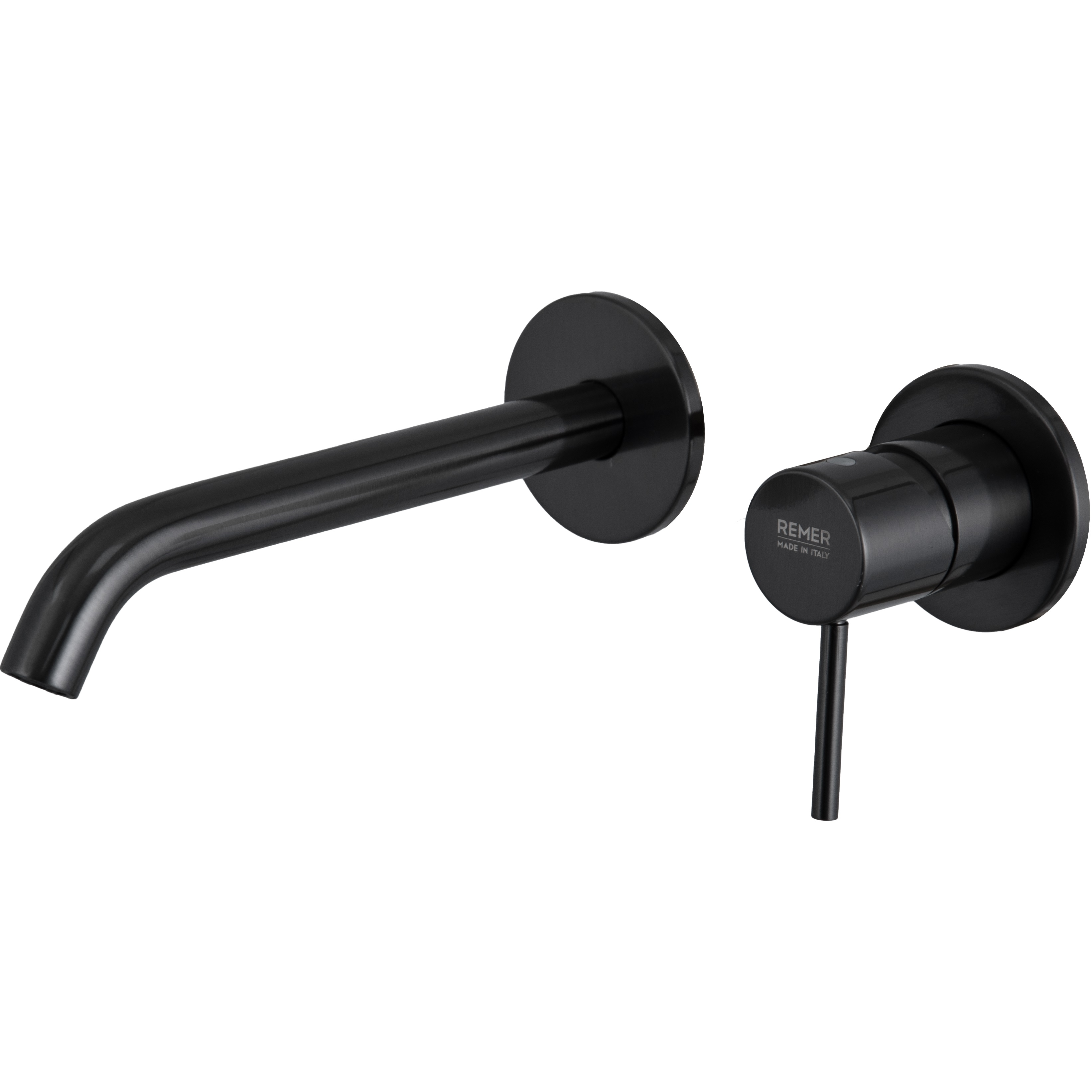 Смеситель для раковины скрытого монтажа Remer X Style X15PLCFP (черный брашированный хром)