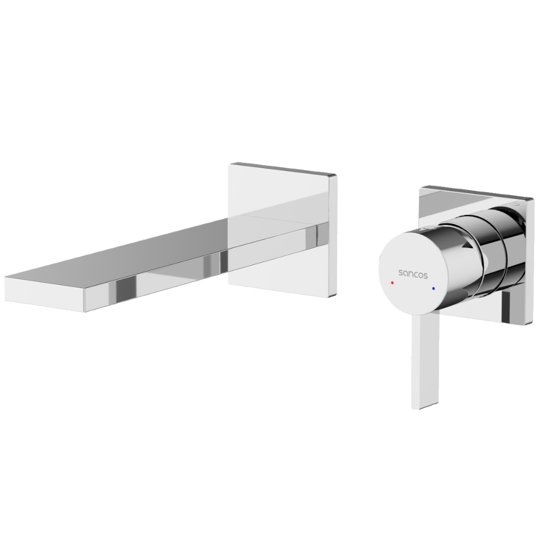 Смеситель для раковины скрытого монтажа Sancos Линн (Linn) SC9021CH (хром), с внутренней частью