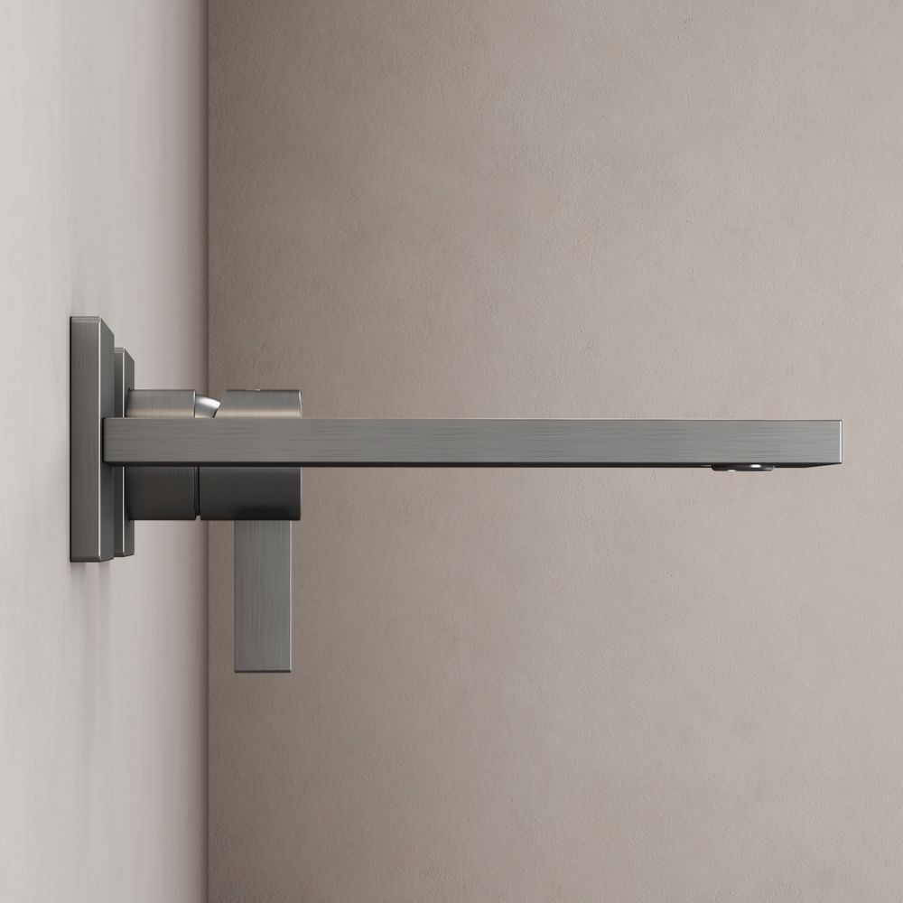Смеситель для раковины скрытого монтажа Sancos Линн (Linn) SC9021GG (вороненая сталь), с внутренней частью