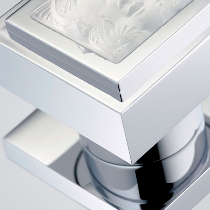 Смеситель для раковины THG Masque de Femme Metal Lisse A2U-A02-151 (хром), с донным клапаном