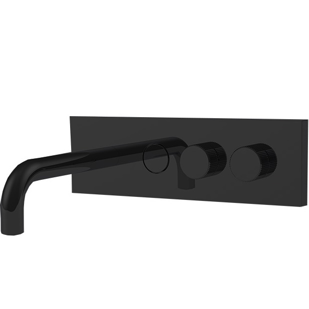 Смеситель для раковины встраиваемый Fima Carlo Frattini Switch F5951LX5NS (черный матовый)