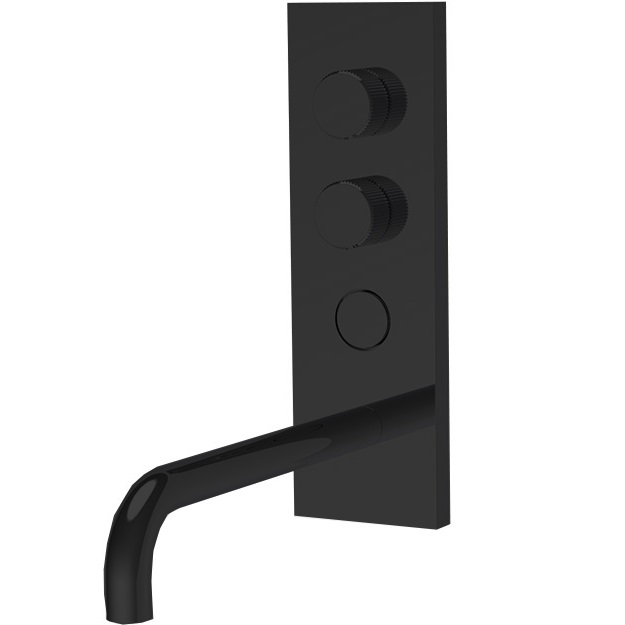 Смеситель для раковины встраиваемый Fima Carlo Frattini Switch F5951VX5NS (черный матовый)