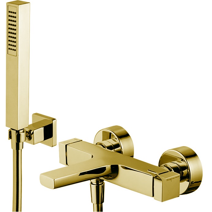 Смеситель для ванны Fima Carlo Frattini Zeta F3964OR (золотой), с изливом