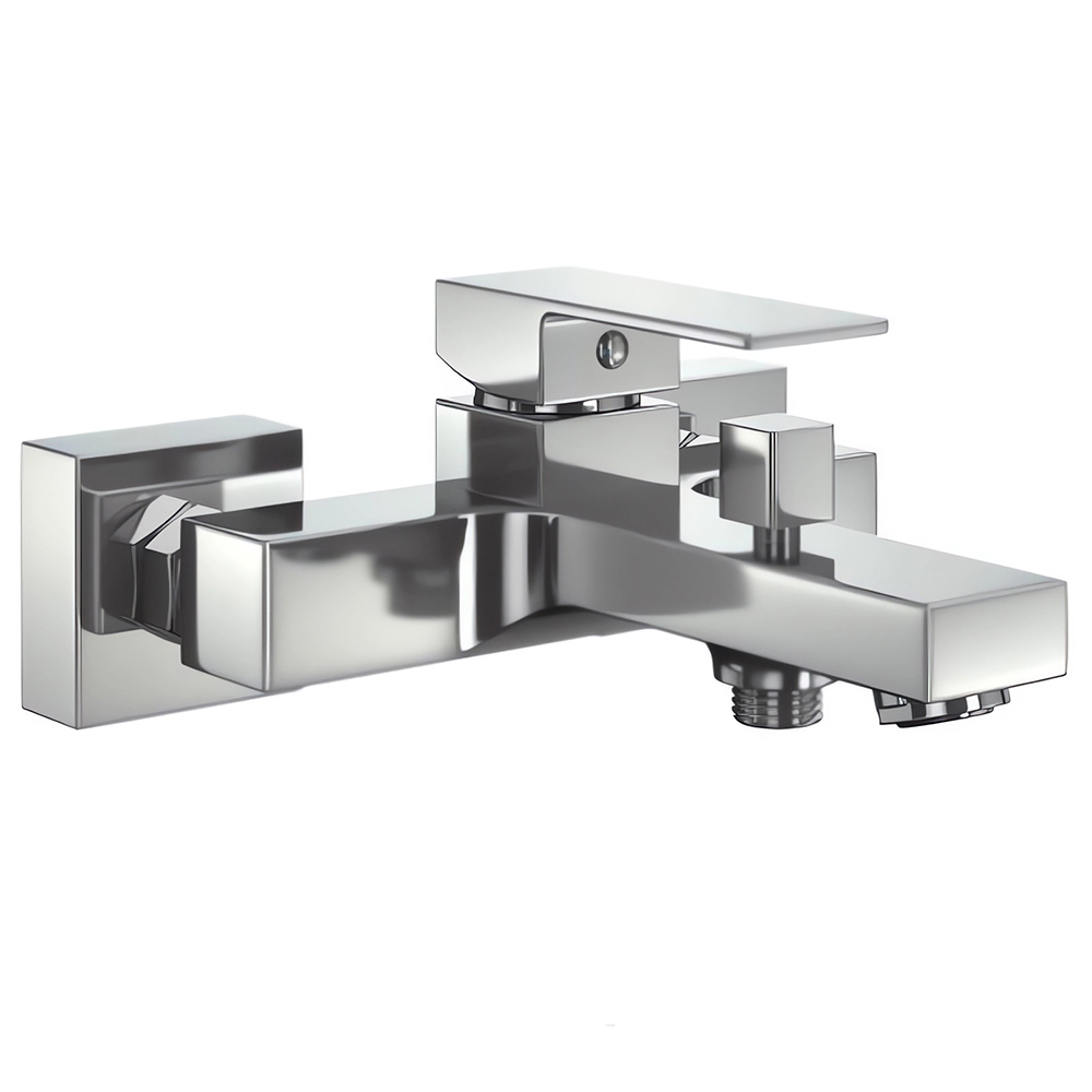 Смеситель для ванны и душа Ceramica Nova Cubic 70015CH (хром)