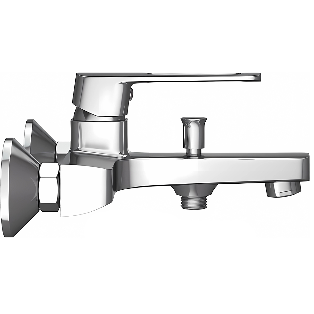 Смеситель для ванны и душа Ceramica Nova Linear 70019CH (хром)