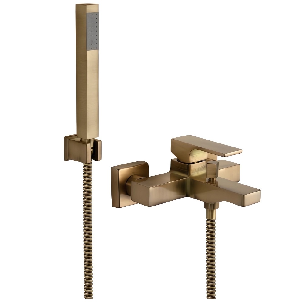 Смеситель для ванны и душа Remer Absolute Old Brass AU02VO (бронза)