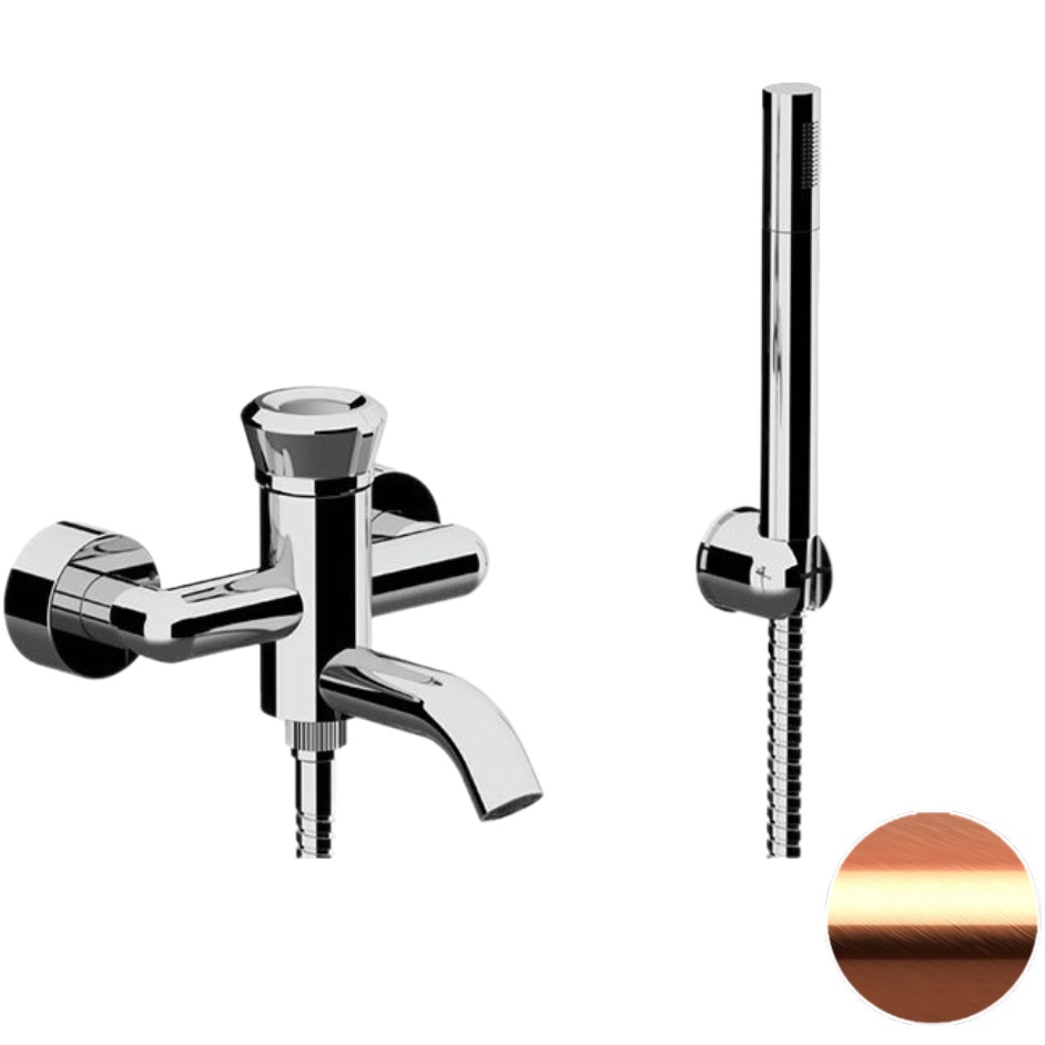Смеситель для ванны Remer Element ET02RP (медь брашированная)