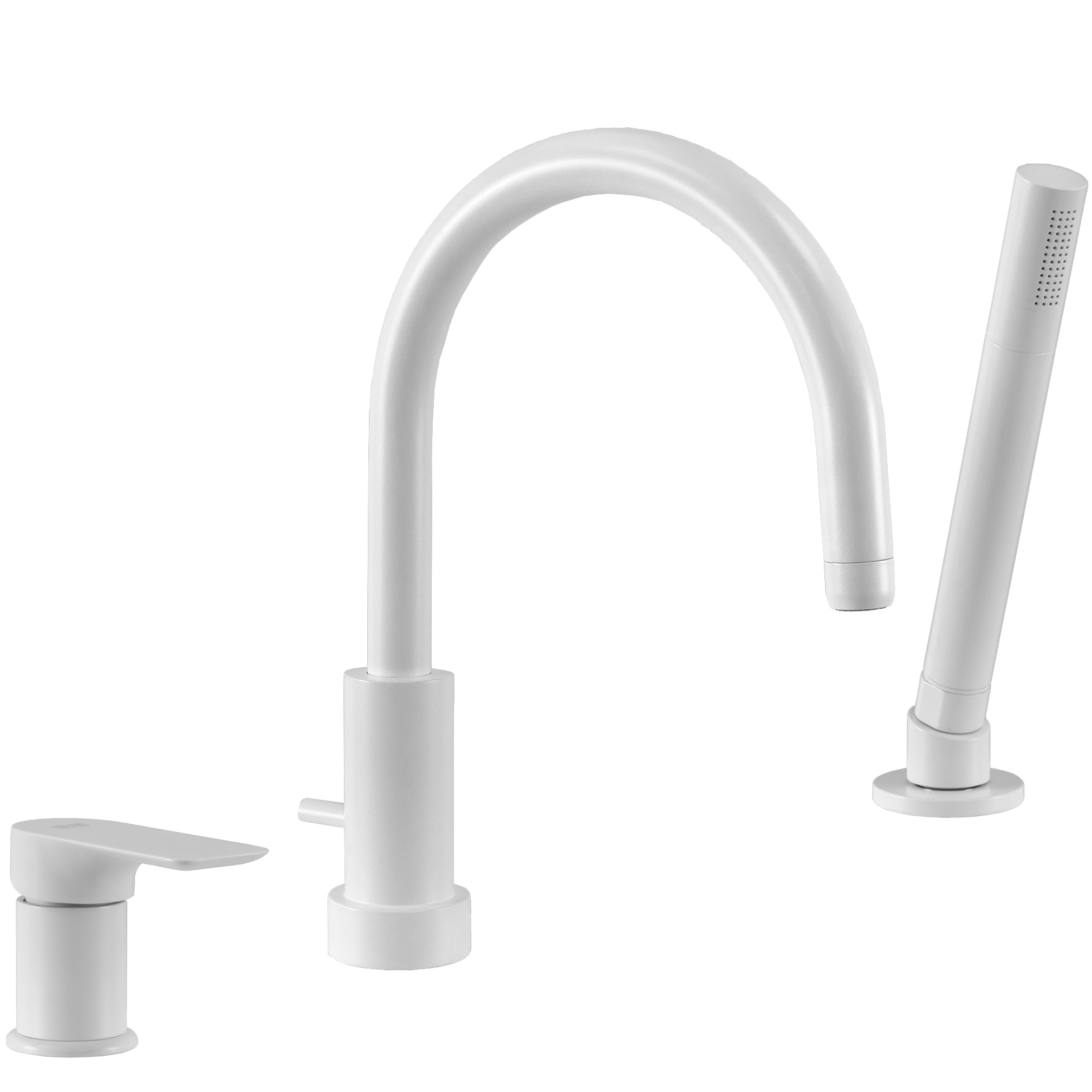 Смеситель для ванны Remer Infinity I07BO (белый матовый)