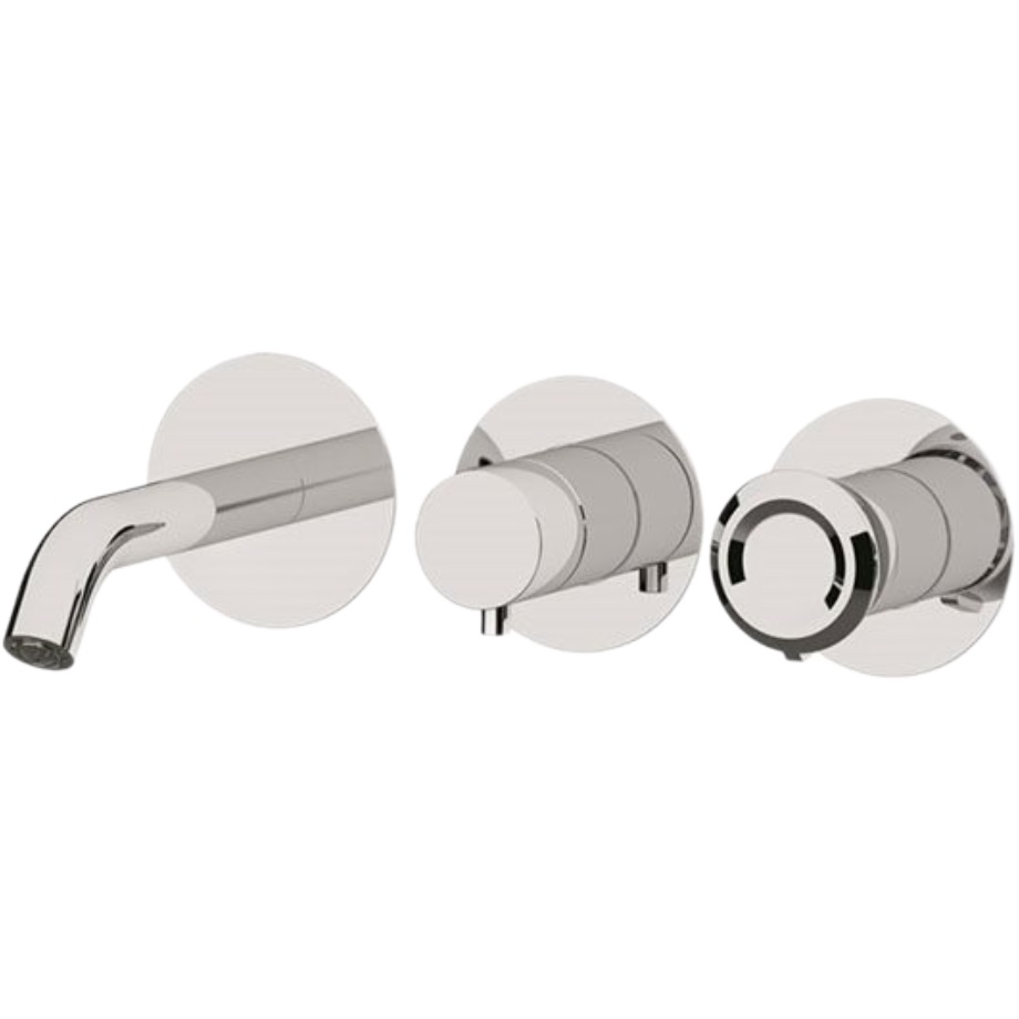 Смеситель для ванны скрытого монтажа Remer Element ET54D2P (хром), с изливом