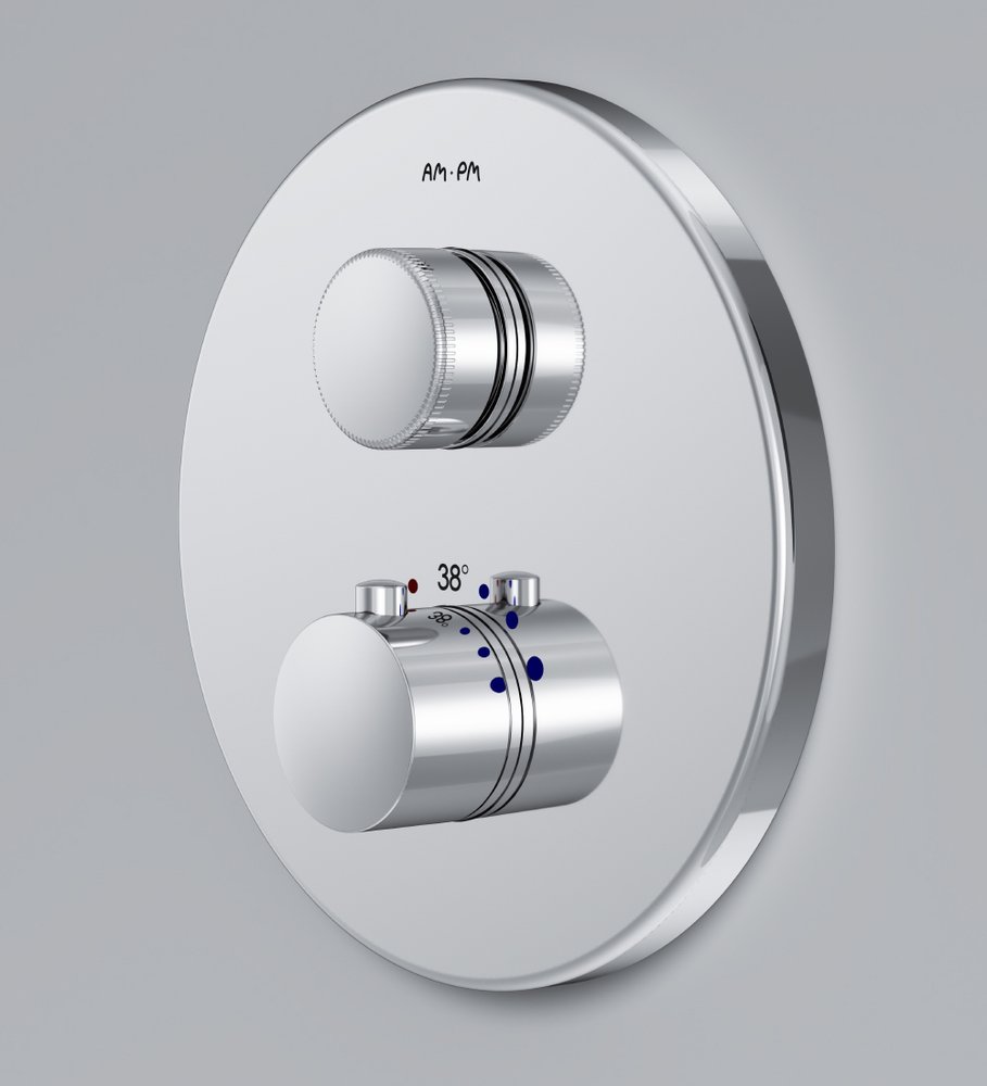 Смеситель для душа с термостатом AM.PM Inspire V2.0 TouchReel F50A75700