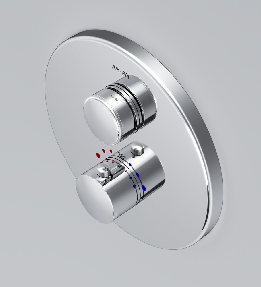 Смеситель для душа с термостатом AM.PM Inspire V2.0 TouchReel F50A75700