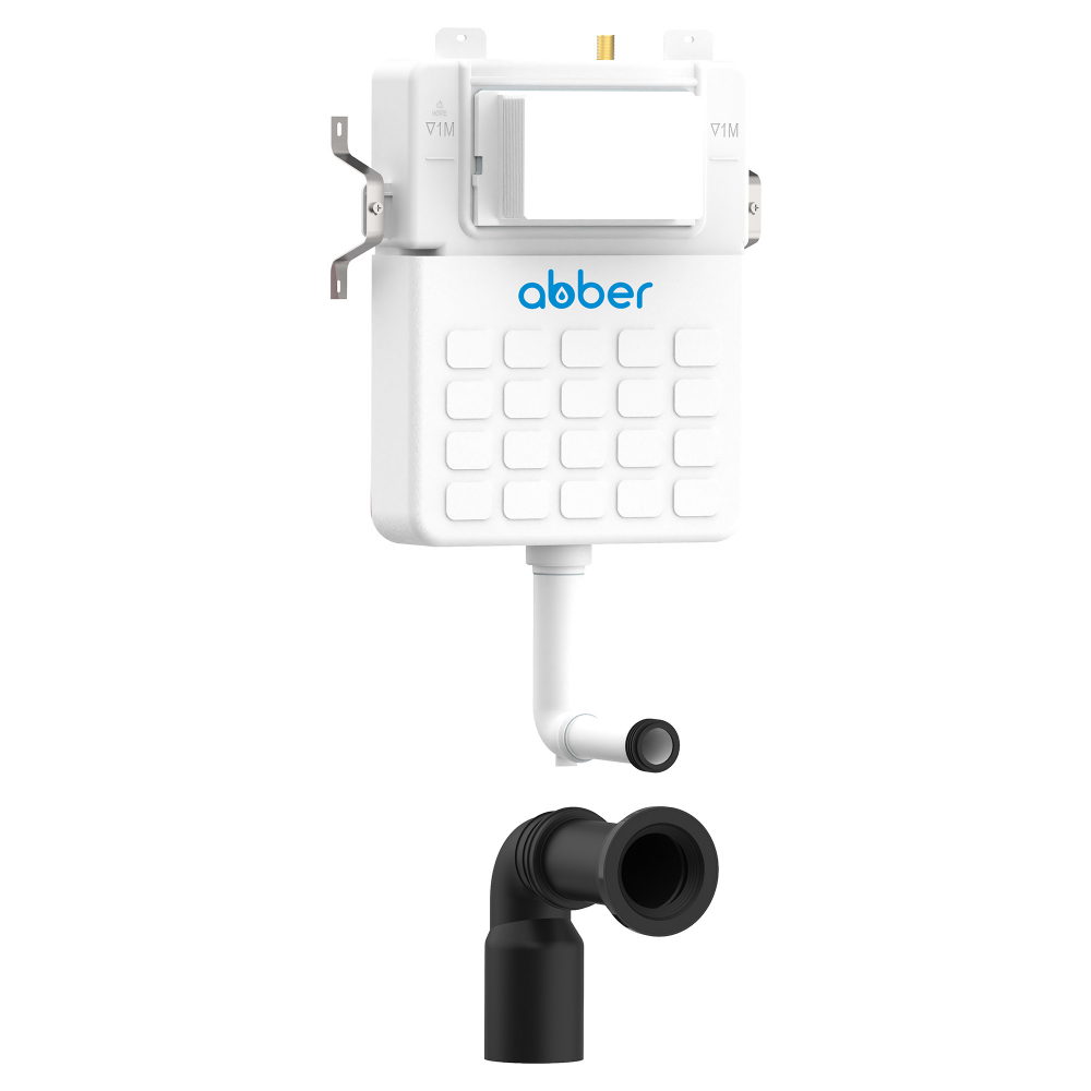 Смывной бачок для приставного унитаза Abber AC0104, скрытого монтажа