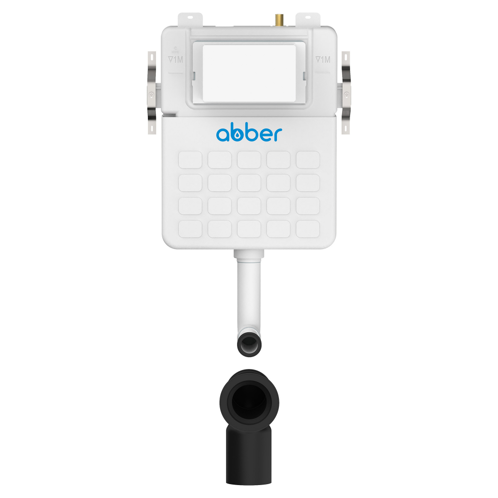 Смывной бачок для приставного унитаза Abber AC0104, скрытого монтажа