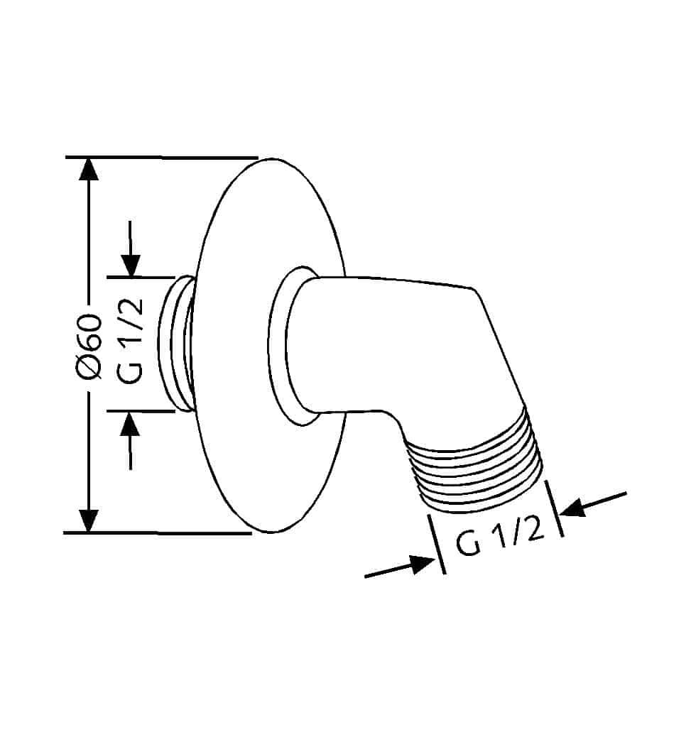 Соединение для шланга Kludi A-QA - 6054005-00
