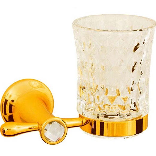 Стакан для зубных щеток Boheme Chiaro 10504 (золотой)