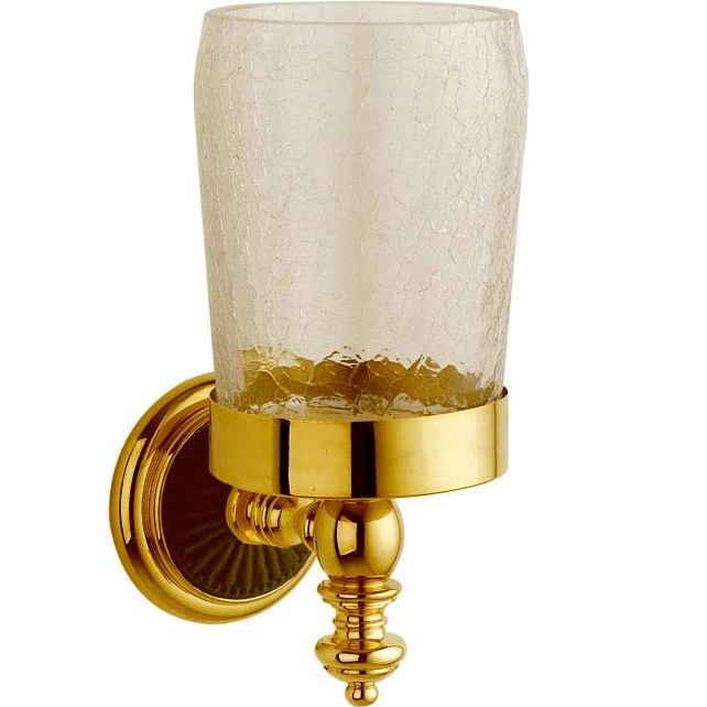 Стакан для зубных щеток Boheme Palazzo 10154 (золотой, черный)
