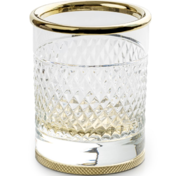 Стакан настольный Boheme Aura 10252-G (золотой)