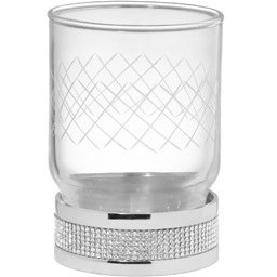 Стакан настольный Boheme Royal Cristal 10931-CR (хром)