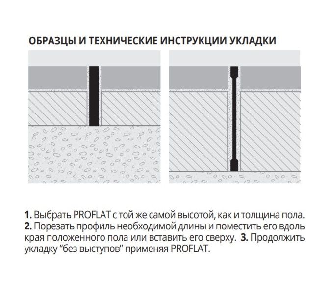 Профиль вставка Progress Profiles Proflat GPLON 2025 2.7 м. (латунь натуральная)