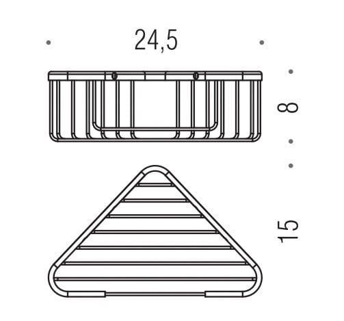 Полочка для ванной Colombo Design Basic B2733