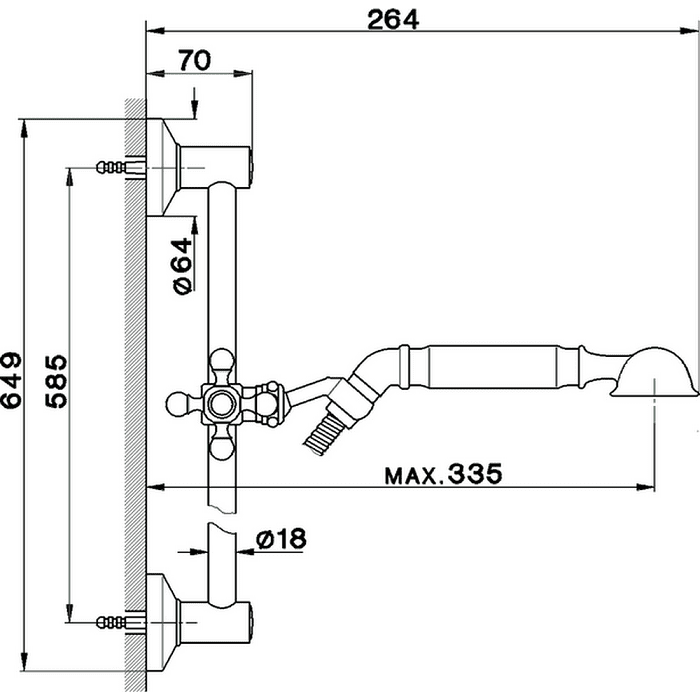 Душевой гарнитур Cisal Shower AR00311227