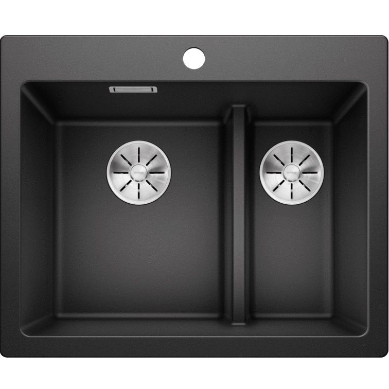 Мойка кухонная Blanco Pleon 6 Split Антрацит 521689 61.5х51