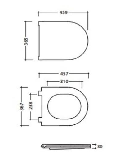 Сидение для унитаза Globo Forty3 FOR20BI/cr