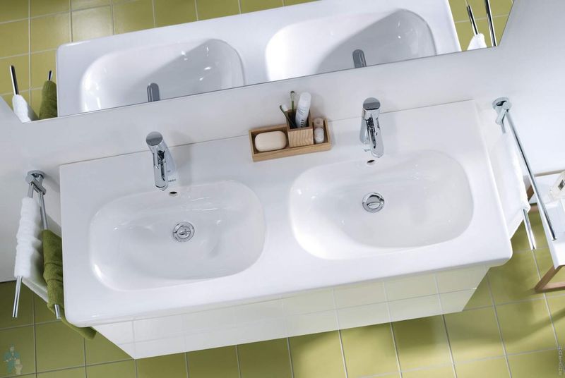Раковина двойная для мебели Duravit D-Code 03481200002 120x49