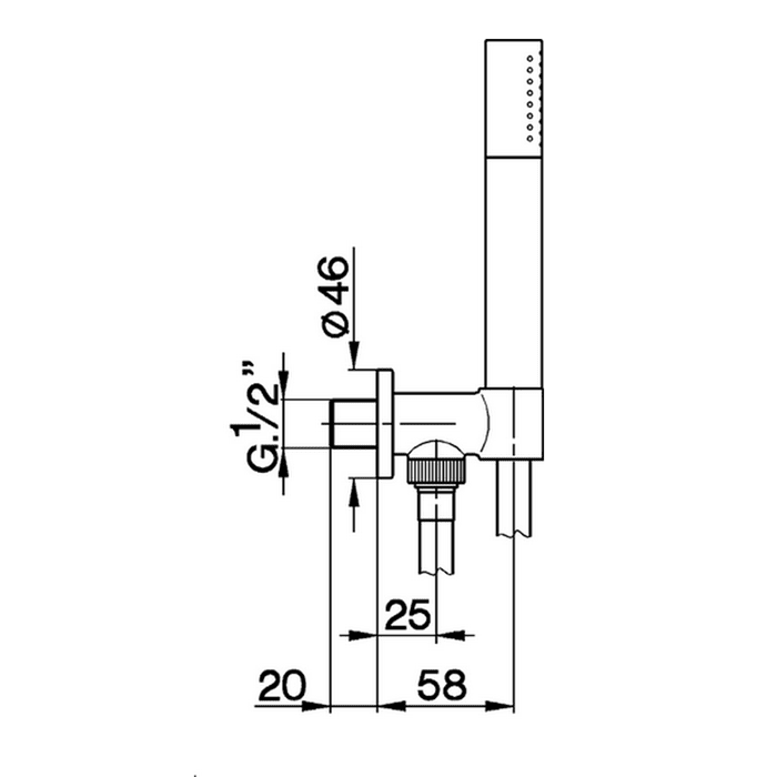 Душевой гарнитур Cisal Less LS00303321