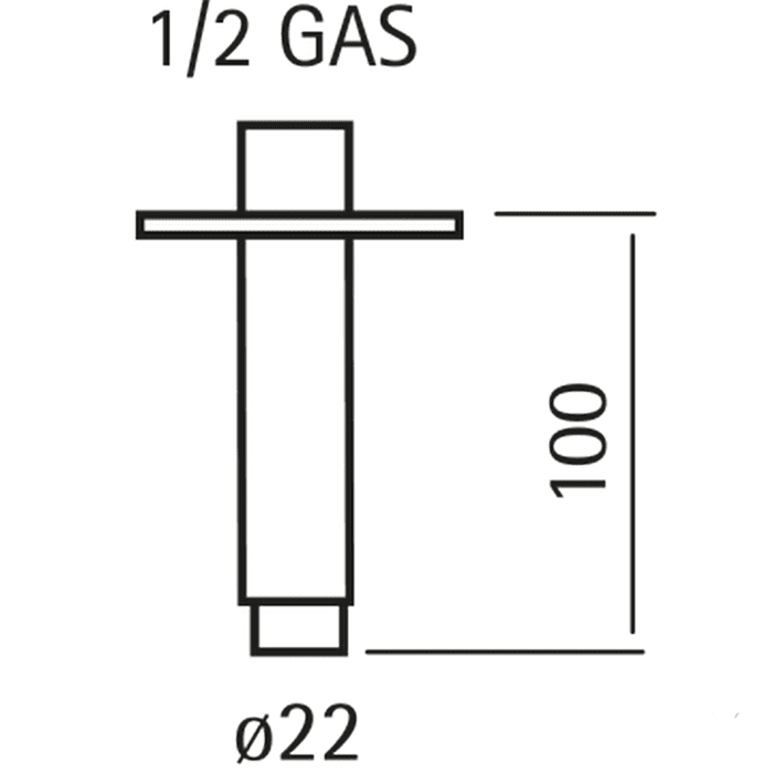 Держатель верхнего душа Cisal Xion DS013550D1