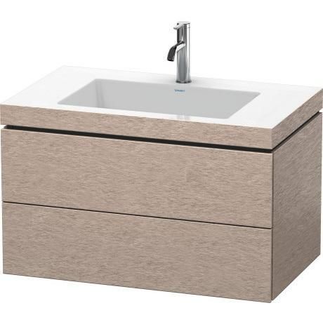 Комплект тумба с раковиной Duravit L-Cube LC6927O1111 80x48