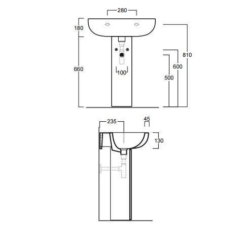 Пьедестал Simas Lft Spazio/E-LineE-Line CN200bi