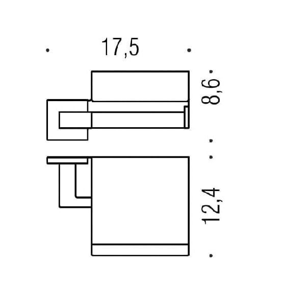 Держатель туалетной бумаги Colombo Design Basic Q В3791