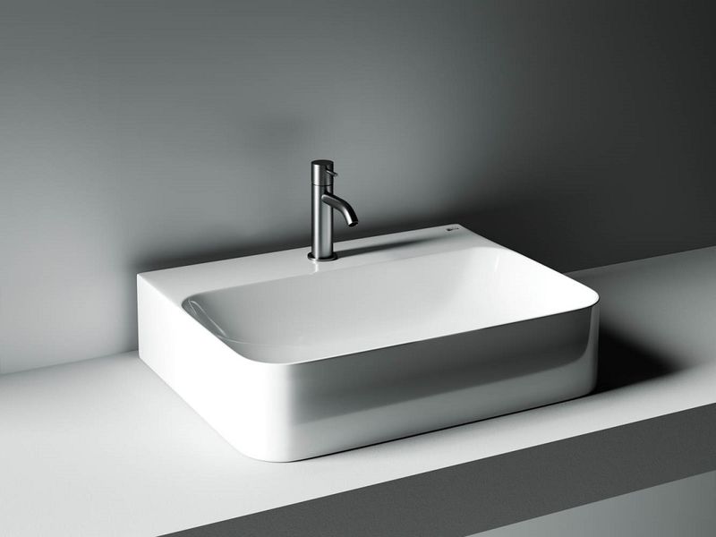 Раковина подвесная Ceramica Nova Aura CN2001 60x47 (белый), без донного клапана