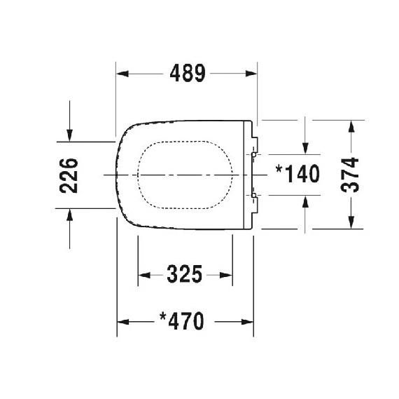 Сиденье для унитаза Duravit Durastyle 0060590000
