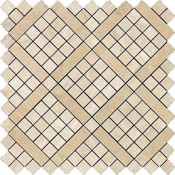 Мозаика Atlas Concorde Marvel Pro Trav. Alabastrino Diagonal Mosaic 9MVA 30.5x30.5