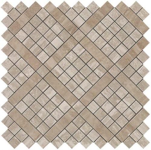 Мозаика Atlas Concorde Marvel Pro Travertino Silver Diagonal Mosaic 9MVB 30.5x30.5