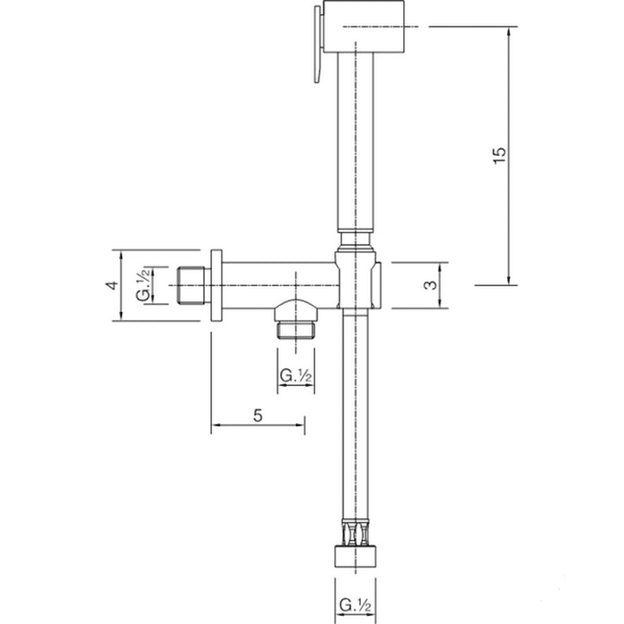 Гигиенический душ Cisal Shower CU00791024