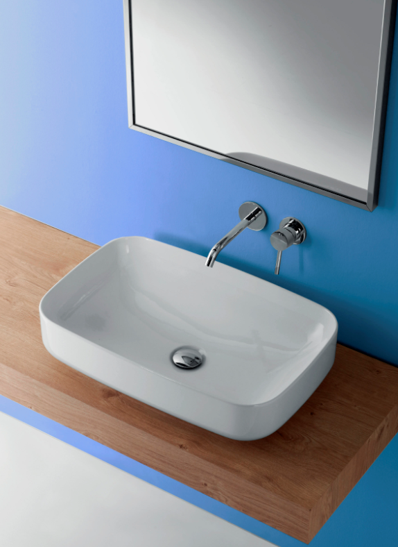 Раковина накладная Kerasan Tribeca 514101*0 bi 60х38